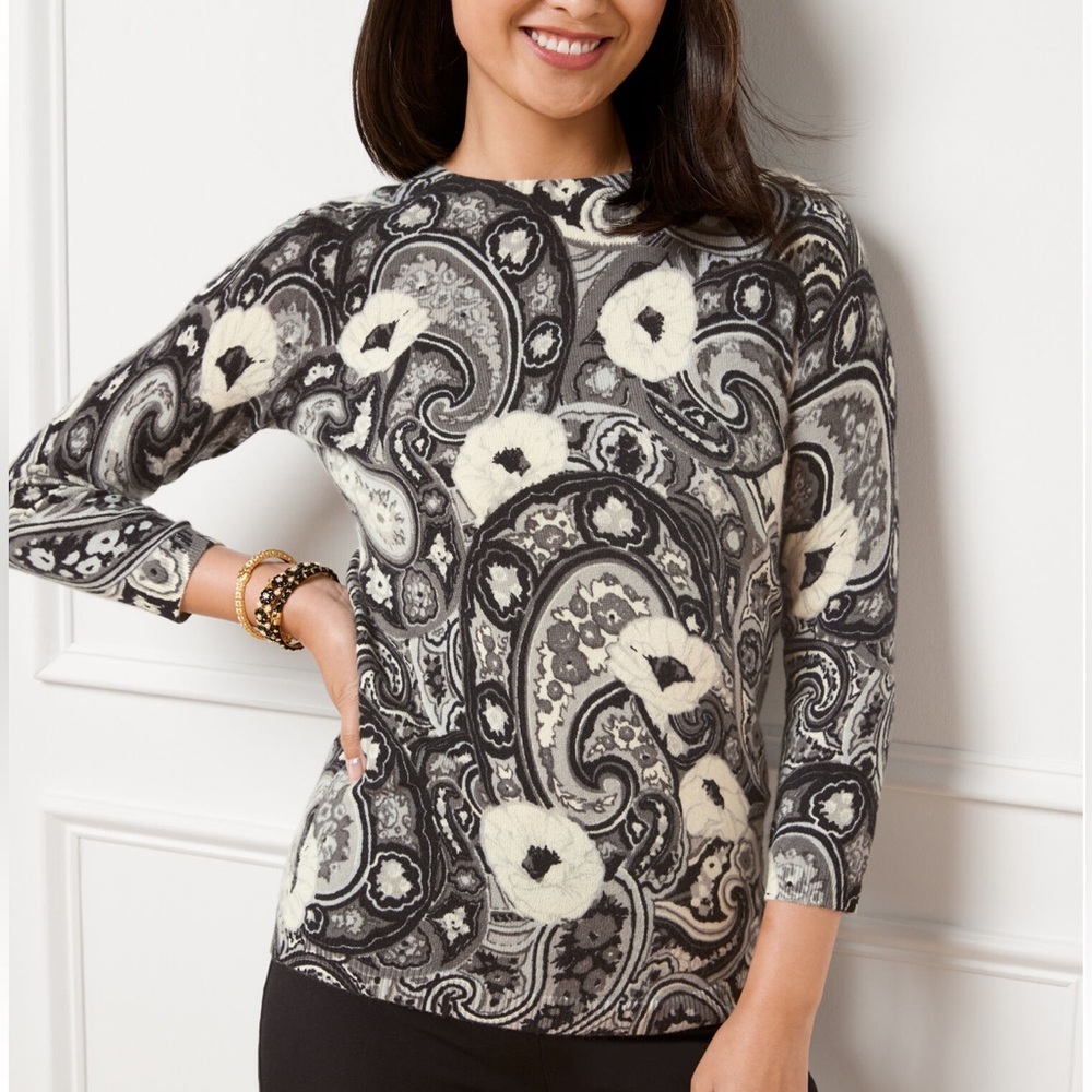Talbots 100% Cashmere Audrey Sweater